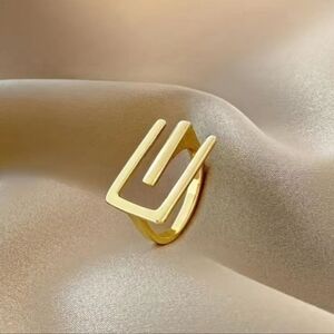 18k gold Plated Stainless steel ring